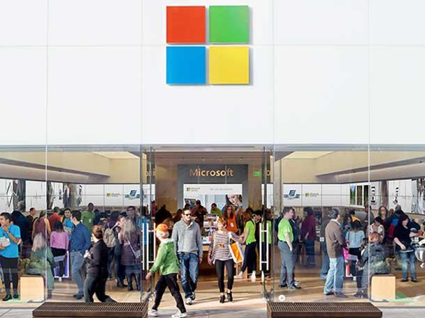 microsoft store front