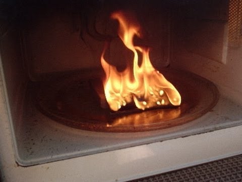 microwave flaming