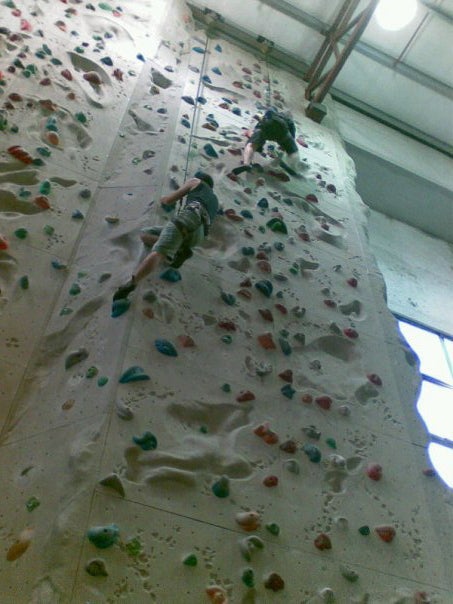 rock climbing