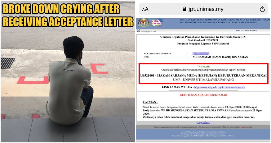 21yo M Sian Who Thought Life Was Over When He Got 1a In Spm Proves Otherwise World Of Buzz