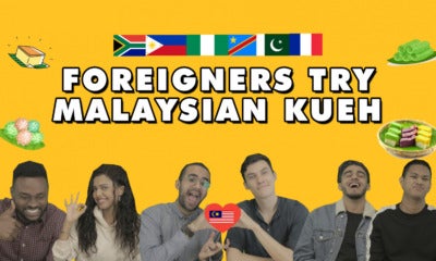 Foreigner Try Malaysian Kueh