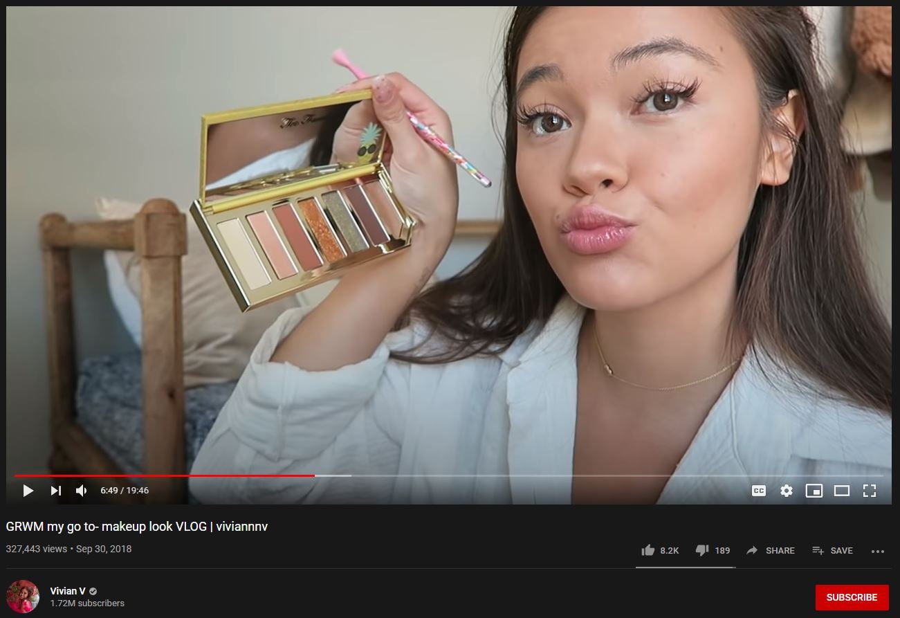 makeup vlog