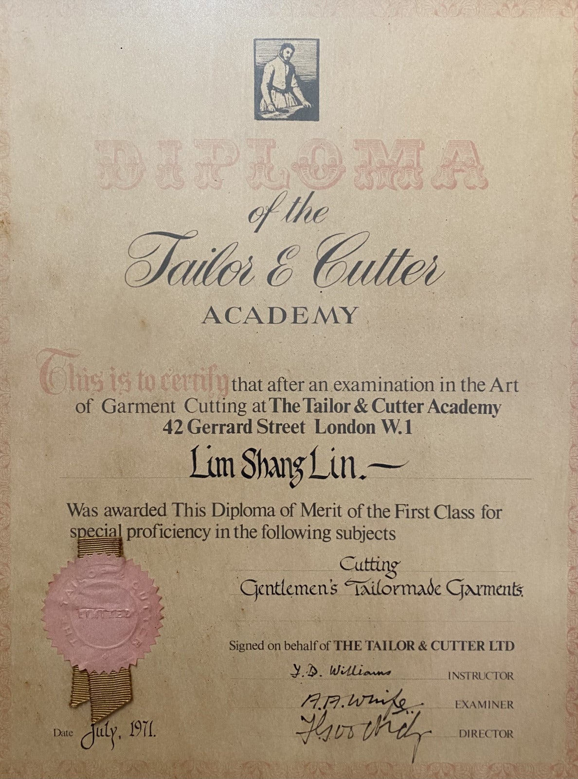Lim Shang Lins Diploma 1