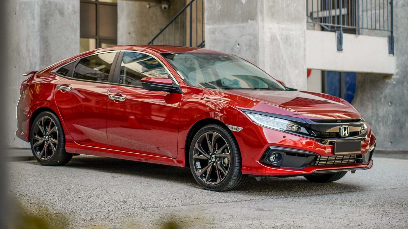 2020 Honda Civic press image red 3