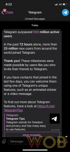 telegram wob