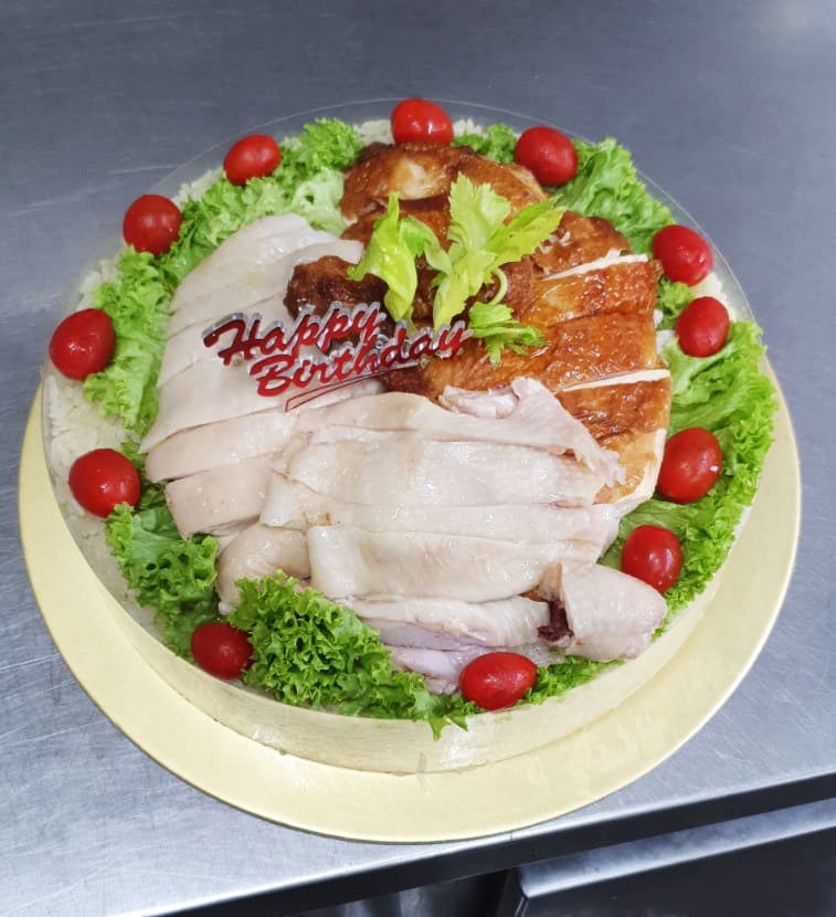 Uncle Louis Famous Chicken Rice Birthday Cake 1 Data