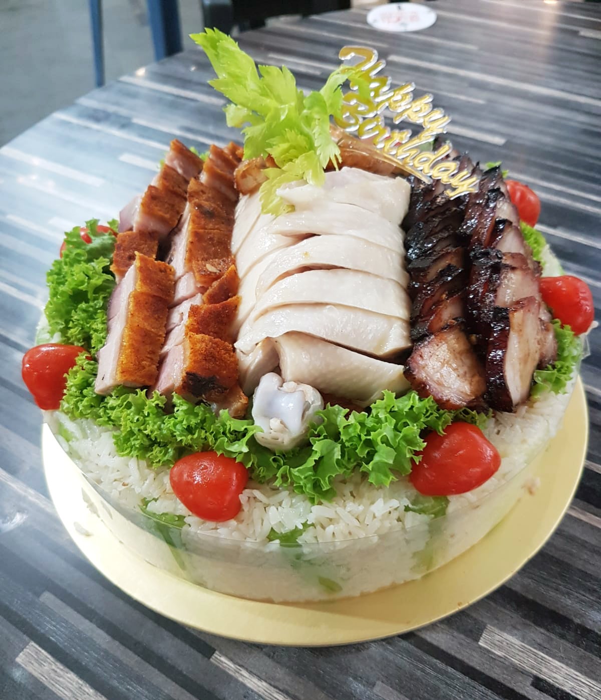 uncle louis famous chicken rice birthday cake roast pork data