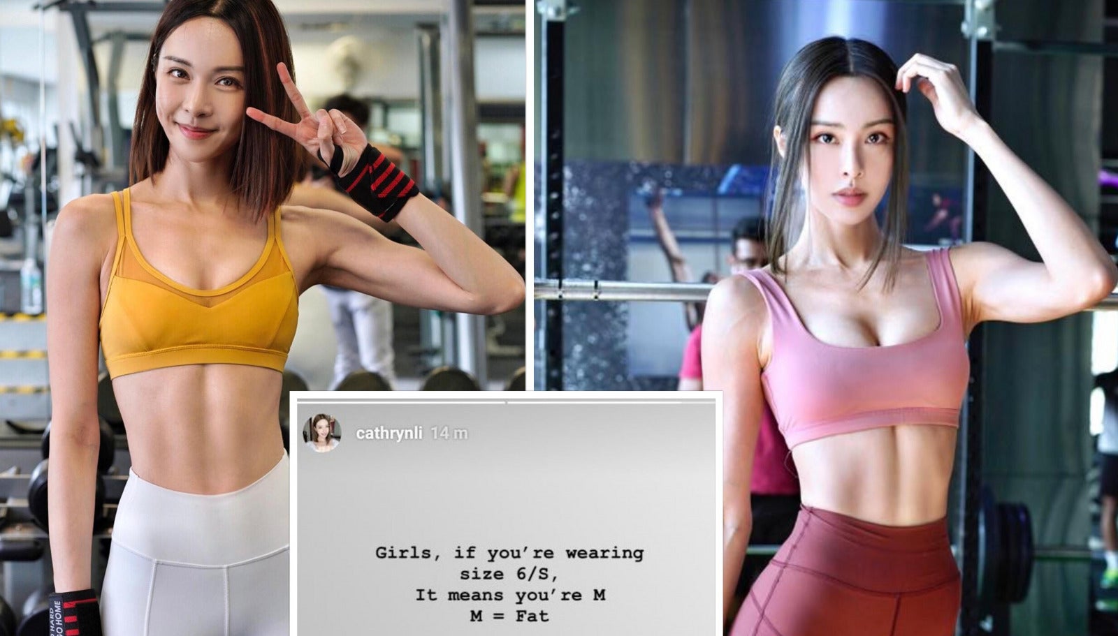 Malaysian influencer Cathryn Li thinks guys prefer when she had D cup boobs
