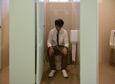 Asian Teen Pooping