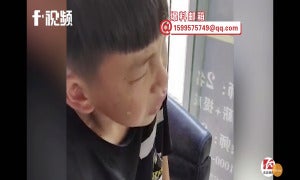 china boy cry