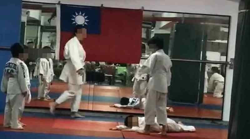 Judo coach throwing student to the ground3