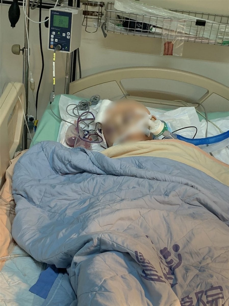 Taiwanese boy in coma in hospital