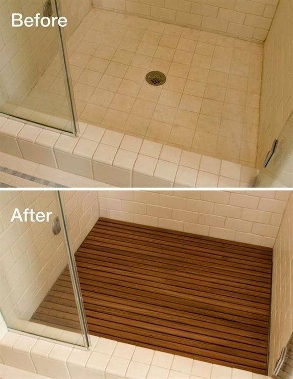 shower floor improvement