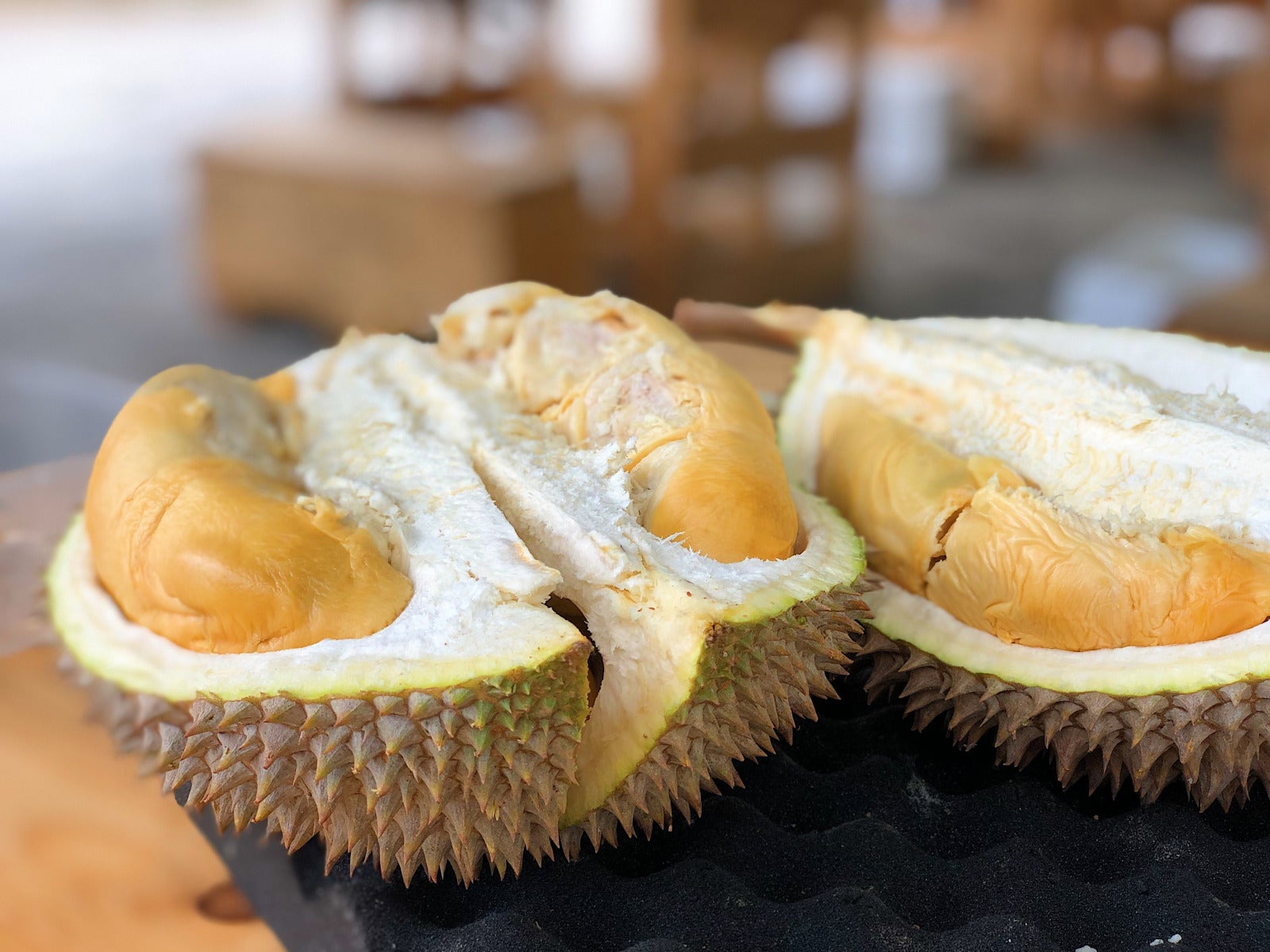 Open Durian Flesh
