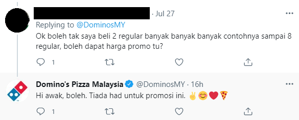 dominos pizza rm19 vaccination promo 1