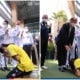 Thai Taekwondo Athlete Kneeling Before Her Father With Her Gold Medal 4