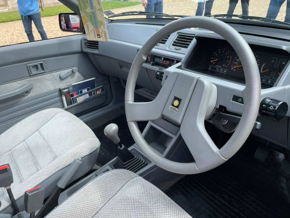 Proton Saga Black Knight steering Wheel grey
