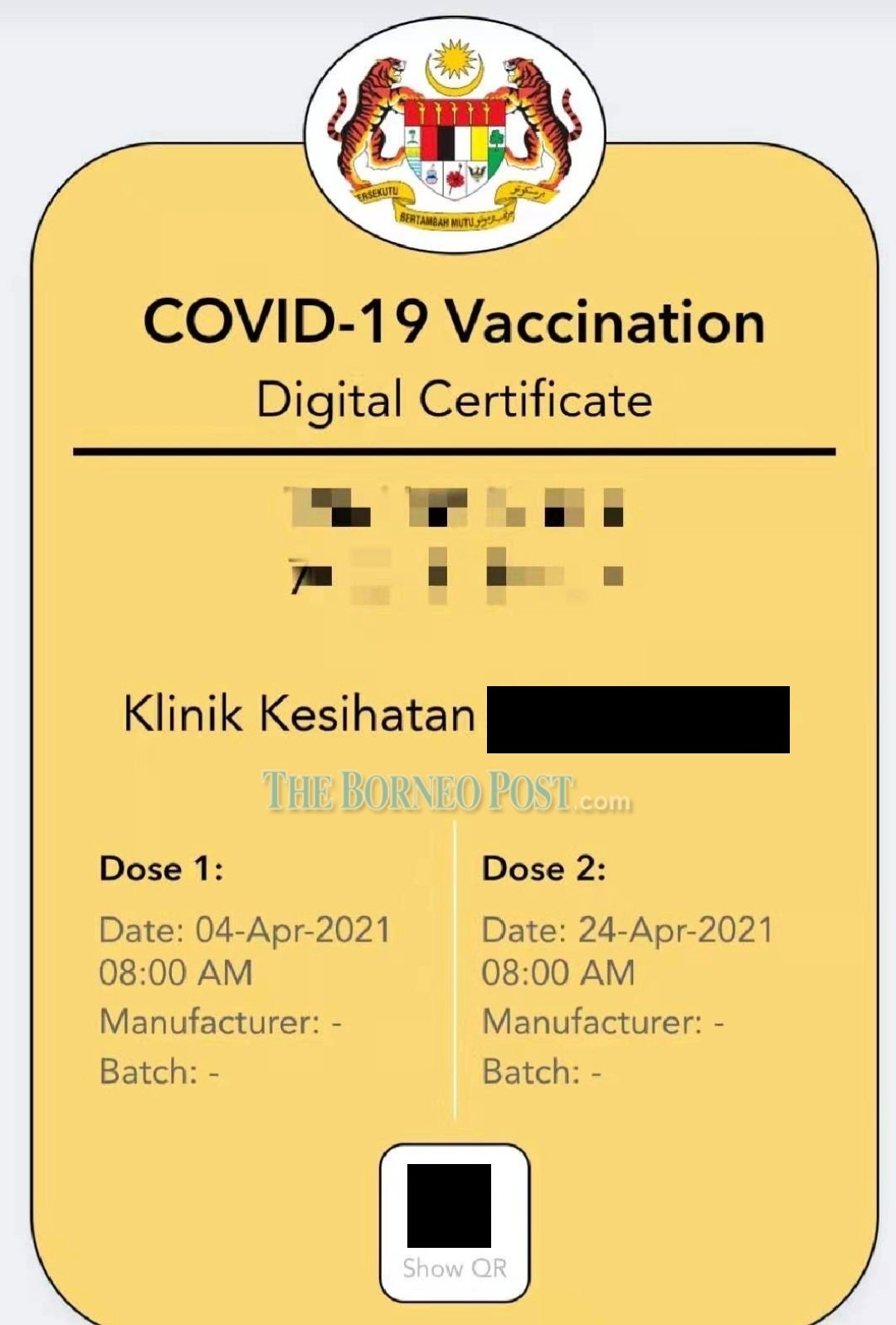 covid 19 vaccination digital certificate