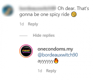user 3 one condom comment