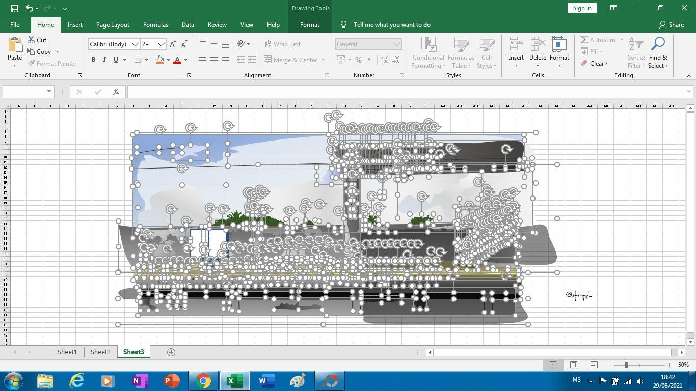 Microsoft Excel Artwork By Safarina 6