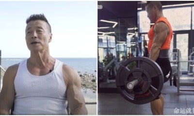 Yang Xin Min Weightlifting Bodybuilder Grandpa