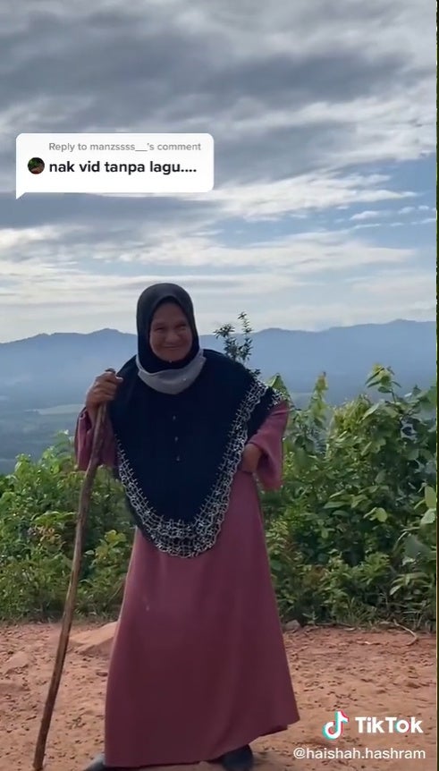 tiktok hiking grandma