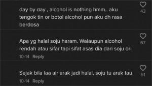 Angry Netizens Comments Towards Drink