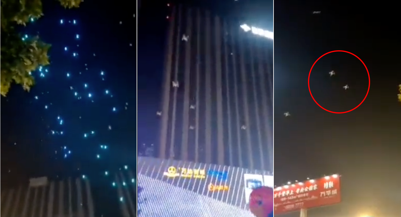 Drones Falling From The Sky In China