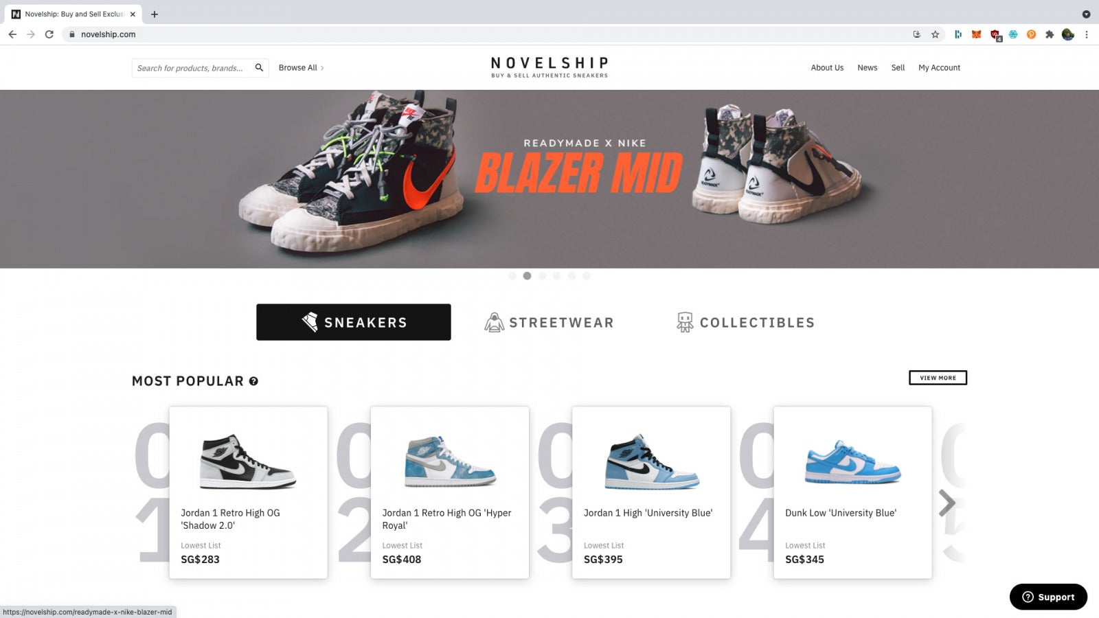 desktop homepage sneakers 001