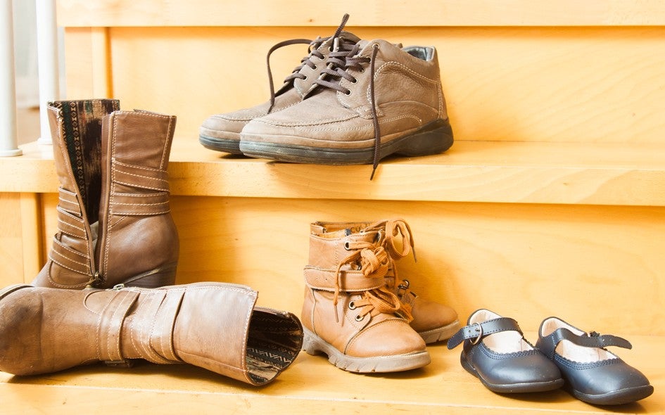 Shoes On Stairs