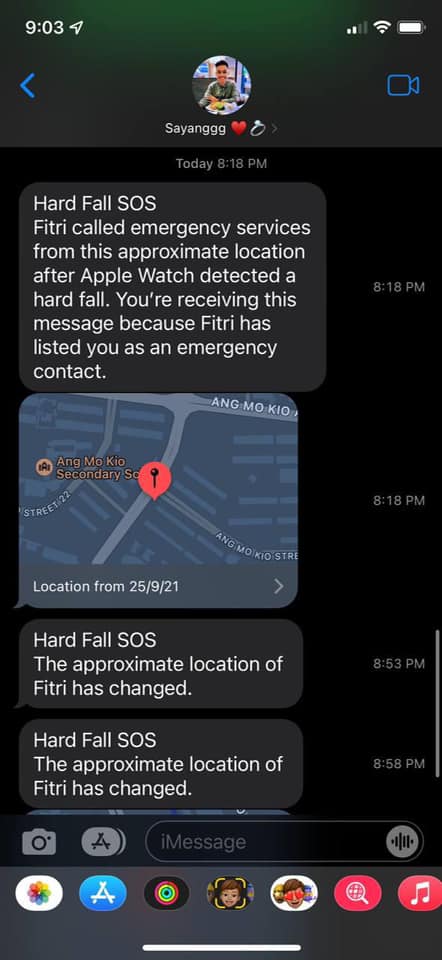 smartwatch notification hard fall 1