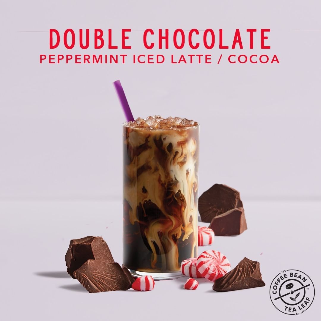 CoffeeBeanHols2021 Double chocolate peppermint iced