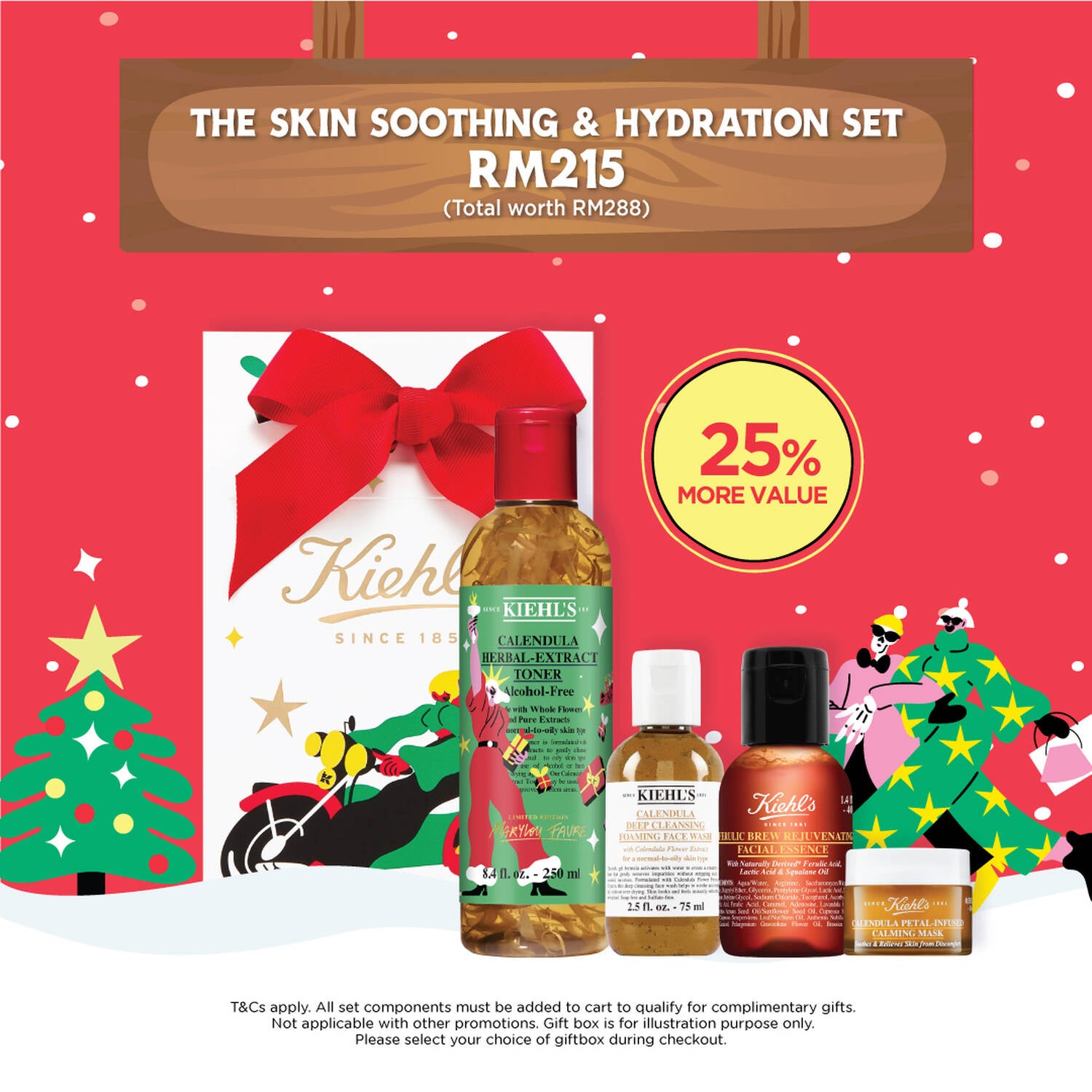 Kiehl s Holiday Edition Skin Soothing Hydration Set
