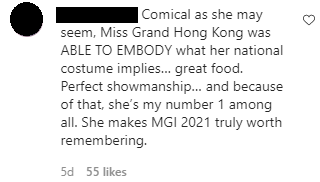 netizens comment miss grand hong kong dim sum costume