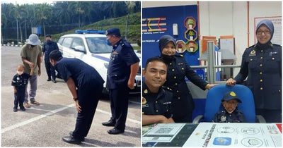 Boy-With-Cancer-Goes-To-Jpj-Office-In-Terengganu