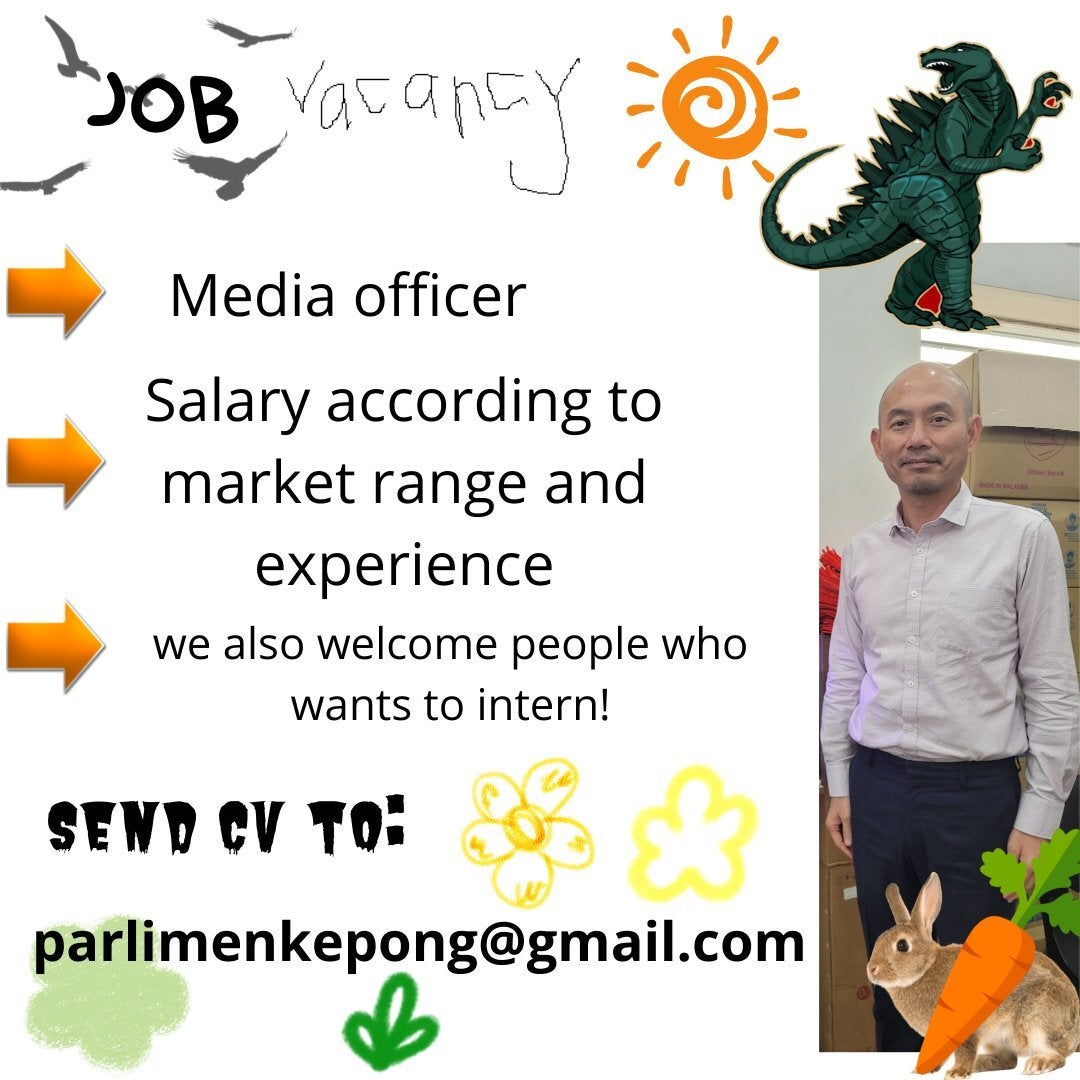 job vacancy poster kepong mp