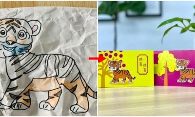 Tiger Ang Pau Illustrated By Kid With Autism