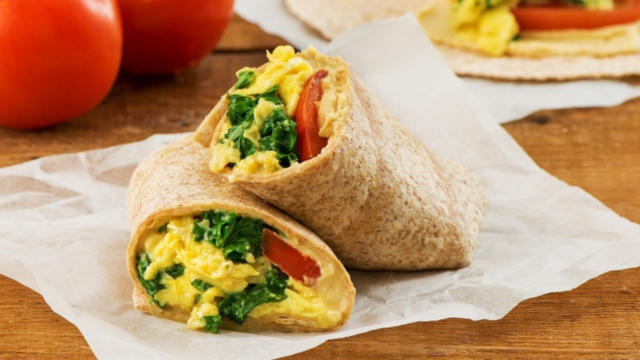 Kale and Egg Wrap CMS