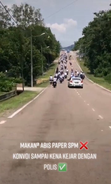 Convoy After Spm Get Chased By Police 3