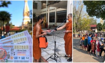 Monk Win Lottery Give Money