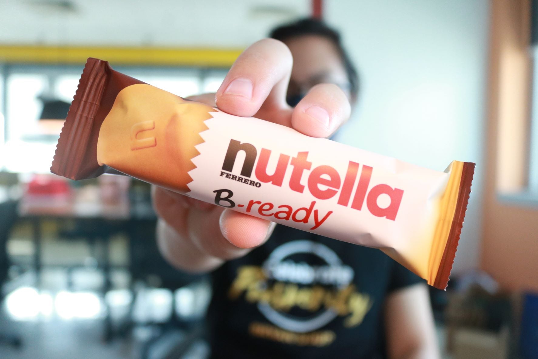 NutellaBready Bar pose