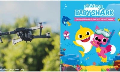 Drone Playing Baby Shark