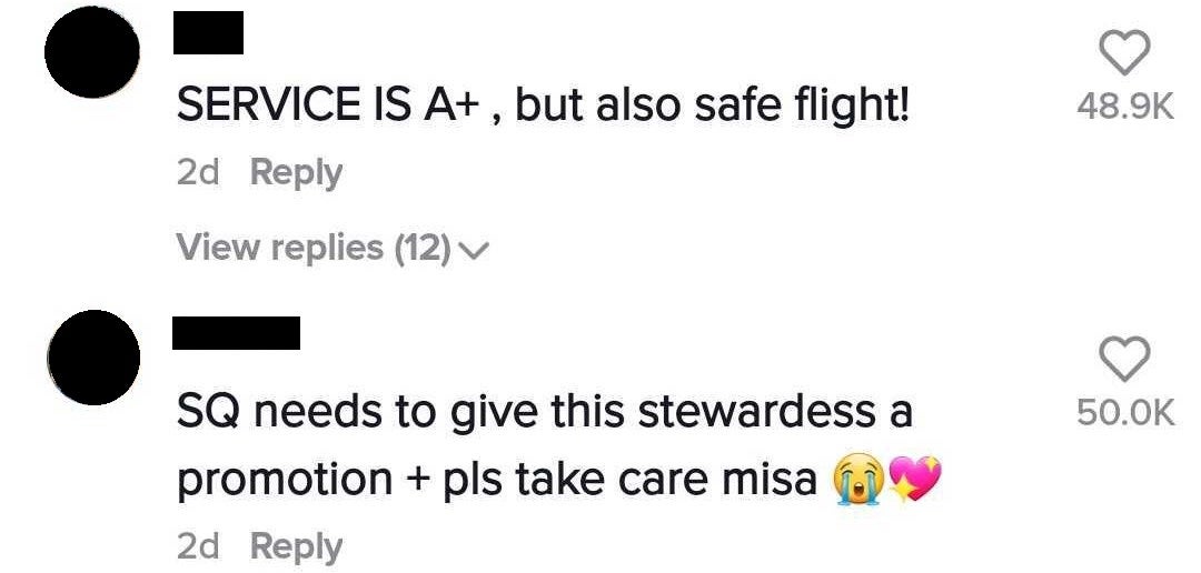 hug stewardess and cry 1