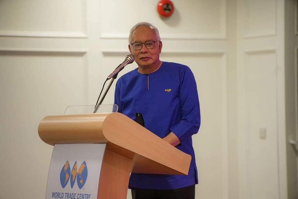 Najib Razak Giving Speech
