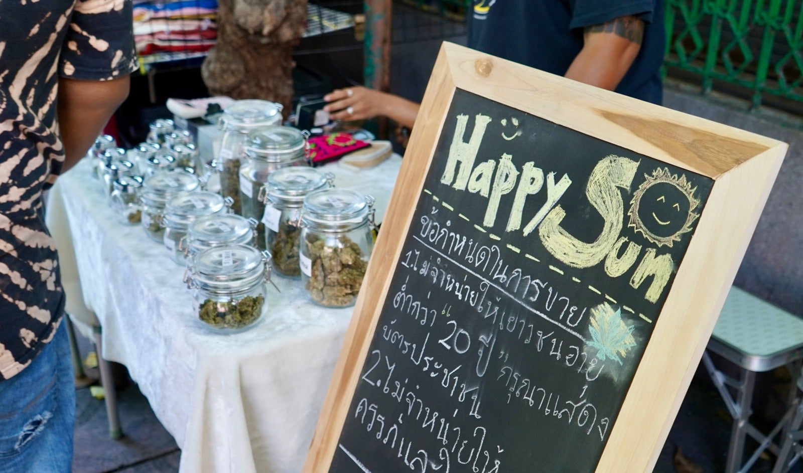 cannabis stall thailand