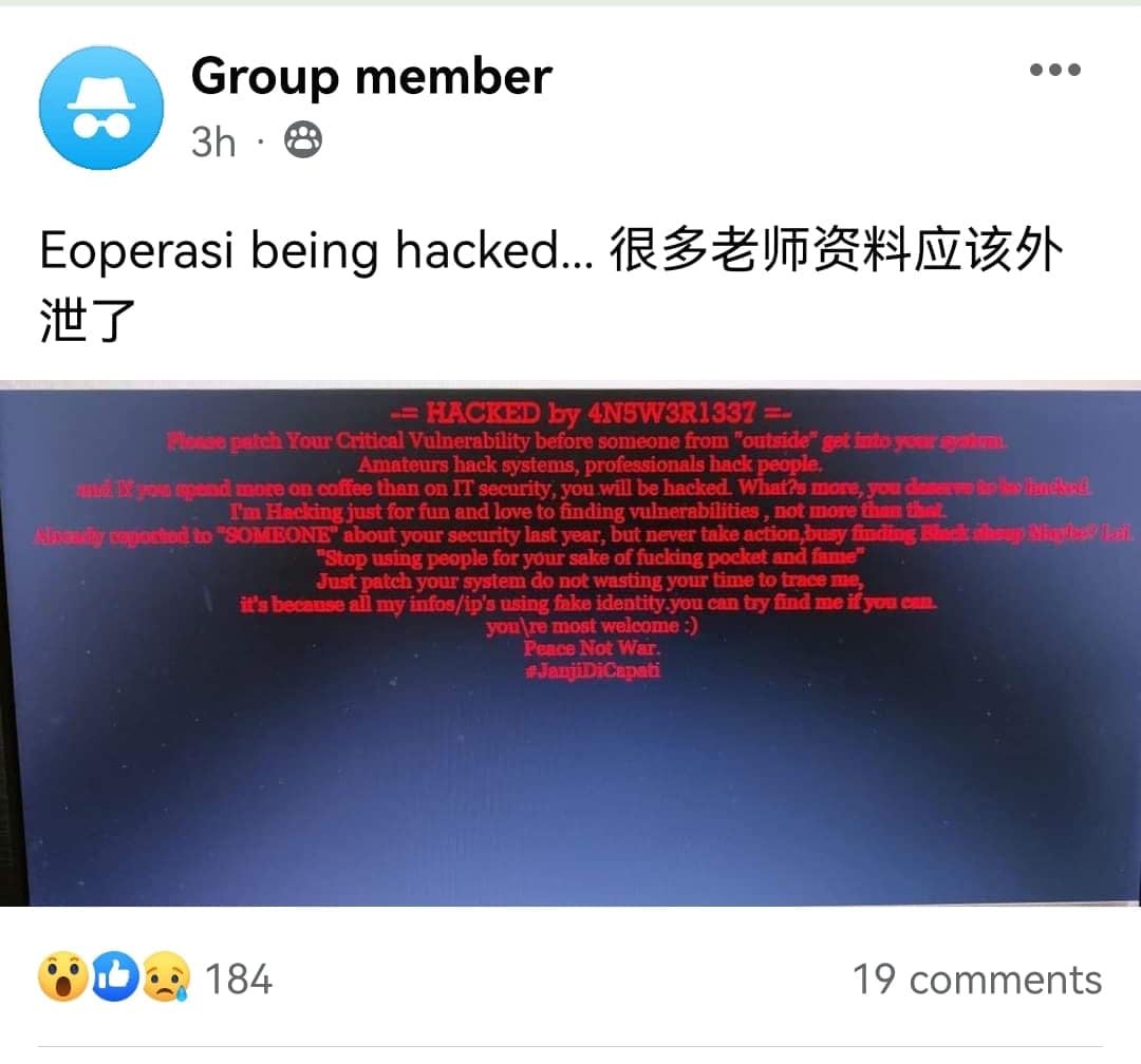 eoperasi hacked 1