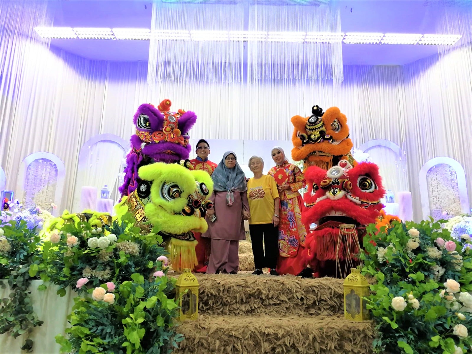 malay wedding lion dance 6