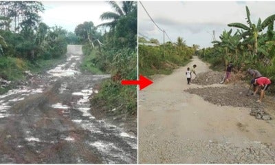Repair Sabah Road Potholes 1