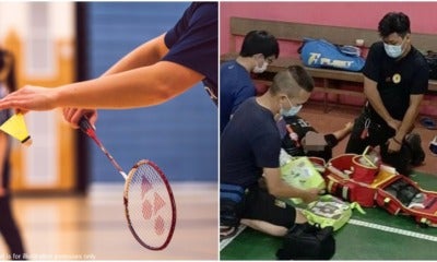 Badminton Heart Attack Cpr