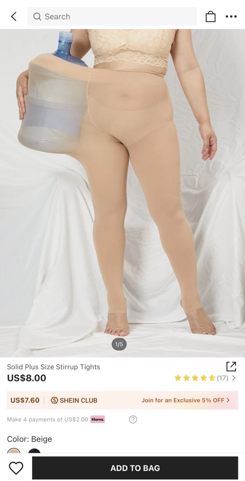 SHEIN Gets Bashed For Shoving Water Container in Tights, Instead of Using  Plus Sized Models - WORLD OF BUZZ